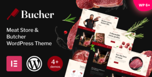 Bucher - Chủ đề WordPress về cửa hàng thịt & đồ tể