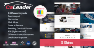 CaLeader - Chủ đề WordPress của đại lý xe hơi