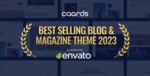 Caards - Chủ đề WordPress cho blog và tạp chí hiện đại với chế độ tối