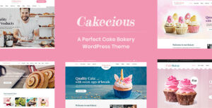 Cakecious - Chủ đề WordPress về thực phẩm bánh ngọt