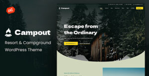 Campout - Chủ đề WordPress về khu nghỉ dưỡng và cắm trại RV