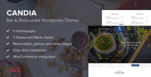 Candia - Chủ đề WordPress cho quán bar và nhà hàng