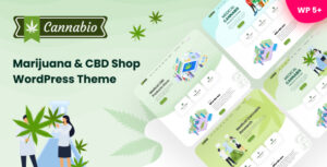 Cannabio - Chủ đề WordPress về cần sa và cần sa