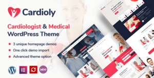 Cardioly - Chủ đề WordPress dành cho bác sĩ tim mạch và y khoa