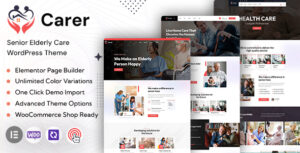 Carer - Chủ đề WordPress Chăm sóc người cao tuổi