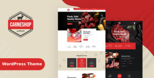 CarneShop - Chủ đề WordPress cho cửa hàng thịt & thịt + RTL