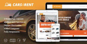 Cars4Rent | Chủ đề WordPress cho thuê xe hơi & taxi + RTL