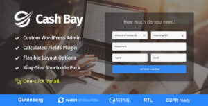 Cash Bay - Chủ đề WordPress về Ngân hàng và Cho vay trả lương