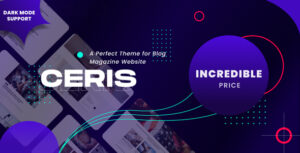 Ceris - Chủ đề WordPress cho tạp chí và blog