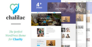 Chalilac - Chủ đề từ thiện WordPress