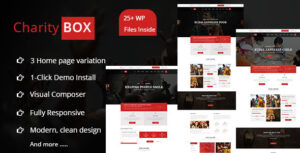 CharityBOX- Chủ đề WordPress gây quỹ