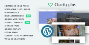 CharityPlus - Chủ đề đa năng WordPress dành cho các tổ chức phi lợi nhuận