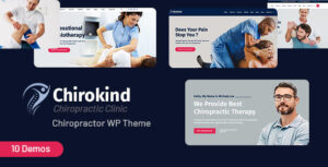 Chirokind - Chủ đề WordPress về nắn xương và vật lý trị liệu
