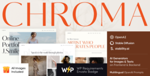 Chroma - Chủ đề WordPress danh mục đầu tư nhiếp ảnh