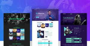 Chủ đề WordPress Musiziya - Ban nhạc nhạc sĩ