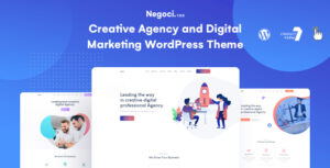 Chủ đề WordPress Tiếp thị Sáng tạo Negoci