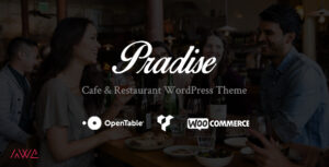 Chủ đề WordPress cho quán cà phê và nhà hàng Pradise