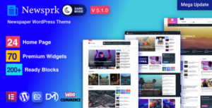 Chủ đề WordPress của báo Newsprk