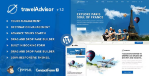 Chủ đề WordPress đáp ứng của Travel Advisor