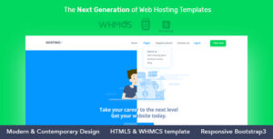 Chủ đề WordPress lưu trữ web WHMCS của Hostino