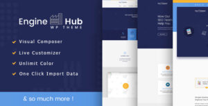 Chủ đề WordPress tiếp thị Engine Hub