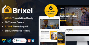 Chủ đề WordPress về Xây dựng Brixel Building