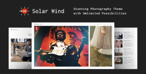 Chủ đề WordPress về nhiếp ảnh - SolarWind