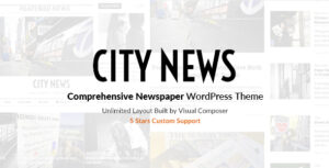 CityNews - Chủ đề WordPress cho báo toàn diện