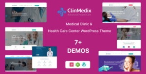 Clinmedix - Chủ đề WordPress về sức khỏe và y tế