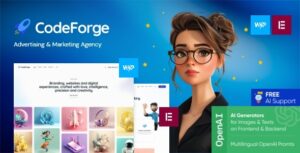 CodeForge - Chủ đề WordPress cho công ty CNTT