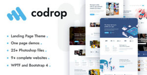 Codrop - Chủ đề trang đích ứng dụng