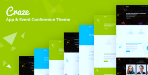 Craze - Chủ đề WordPress cho sự kiện và hội nghị ứng dụng