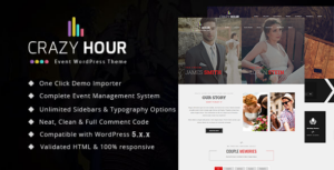 Crazy Hour - Event Management WordPress Theme