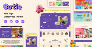 Cutie - Chủ đề trường học trẻ em, cửa hàng đồ chơi