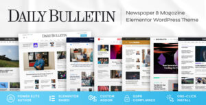 Daily Bulletin - Chủ đề WordPress cho tạp chí và báo