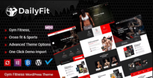 DailyFit - Chủ đề WordPress về thể dục và phòng tập thể dục