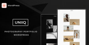 Danh mục đầu tư nhiếp ảnh Uniiq WordPress