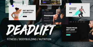 Deadlift - Chủ đề WordPress về thể hình và thể hình