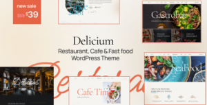 Delicium | Chủ đề WordPress về đồ ăn nhanh & quán cà phê