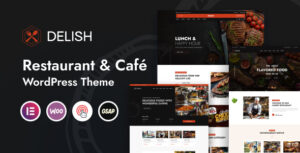 Delish – Chủ đề WordPress Nhà hàng & Quán cà phê