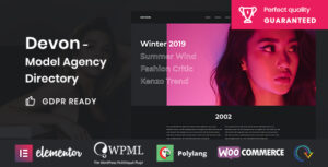 Devon - Chủ đề WordPress của danh mục công ty người mẫu