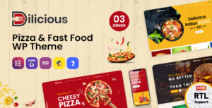 Dilicious - Chủ đề WordPress về Pizza & Thức ăn nhanh + RTL