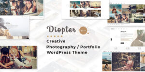 Diopter - Chủ đề WordPress sáng tạo đáp ứng cho nhiếp ảnh / danh mục đầu tư