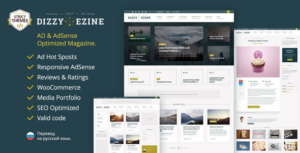 DizzyMag - Đánh giá chủ đề WordPress