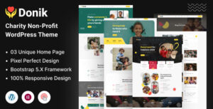 Donik - Chủ đề WordPress từ thiện và gây quỹ + Hỗ trợ WooCommerce