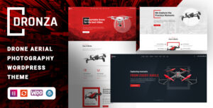 Dronza – Chủ đề WordPress về nhiếp ảnh trên không bằng máy bay không người lái