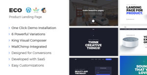 Eco - Trang đích sản phẩm WordPress