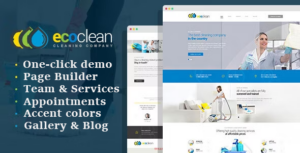 EcoClean - Chủ đề WordPress của Công ty vệ sinh nhà cửa