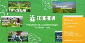 EcoGrow - Chủ đề nông nghiệp