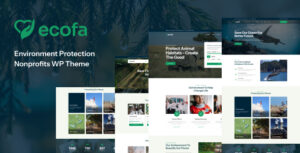 Ecofa - Chủ đề WordPress bảo vệ môi trường phi lợi nhuận